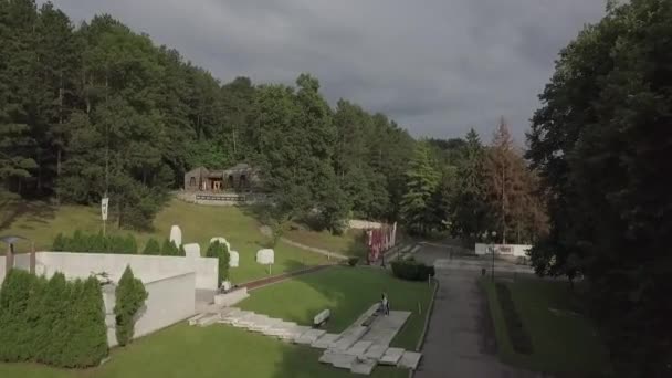 Вид Воздуха Озера Тузлы Босния Герцеговина — стоковое видео