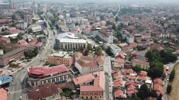 Aerial View Brcko District Bosnia Herzegovina – stockvideo