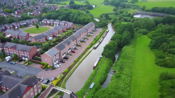 Middlewich Cheshire Canal System — Video Stock