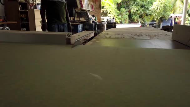 Woodshop Cutting Multiplex Able Build Banch Droar Closet Table — 비디오