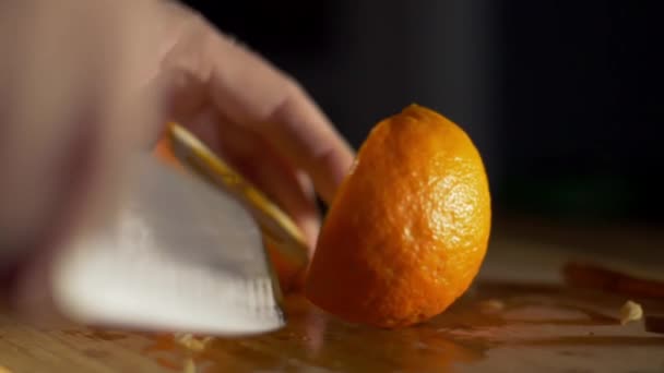 Slicing Oranges Orange Wine — 비디오
