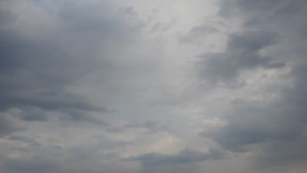 Cloud Formations Time Lapse Spring Season Rainy — Vídeo de stock