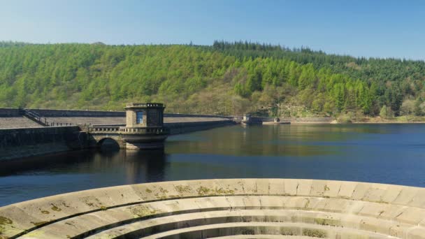 Lady Bower Reservoir Plug Hole Foreground Clip Giant Plug Hole — Vídeo de stock