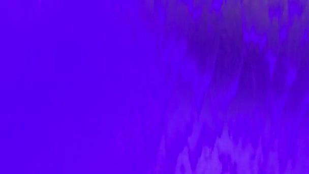 Locked Scenic Wide Plate Shot Blue Indigo Color Lighted Waterfall — Stock videók