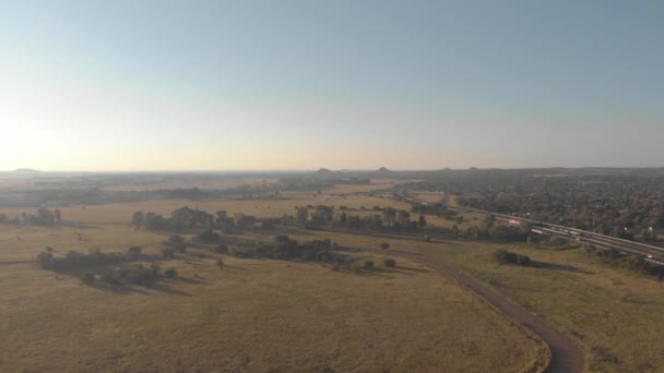 Vista Aérea Uma Pista Corrida Abandonada Antiga Onde Fórmula Costumava — Vídeo de Stock