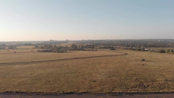 Повітряний Вид Гоночний Трек Old Abandoned Формула Колись Була Гонкою — стокове відео