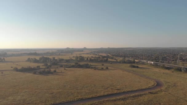 Aerial View Old Abandoned Race Track Formula Used Raced — Stockvideo