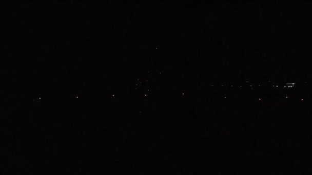 Aerial Shot Fireworks Night — Stok Video