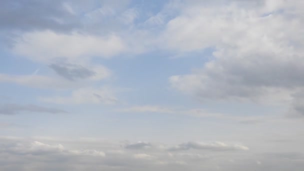 Nube Lapso Tiempo Tormenta Clima Tormentoso Temporada Primavera — Vídeos de Stock