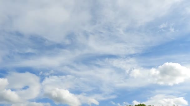 Cloud Time Lapse Storm Stormy Weather Spring Season — Video Stock