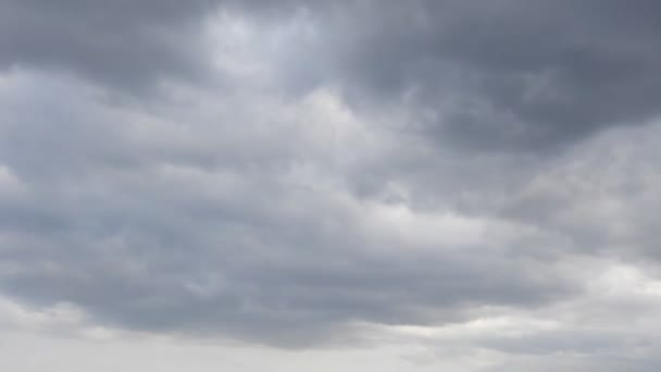 Bulutlu Zaman Kaybı Fırtına Fırtınalı Hava Bahar Mevsimi — Stok video