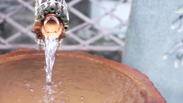 Japońskie Tradycyjne Spa Onsen Przewodniczący — Wideo stockowe