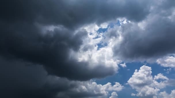 Video Tripod Shot Color Tropical Sky Approaching Storm Time Lapse — Vídeo de Stock