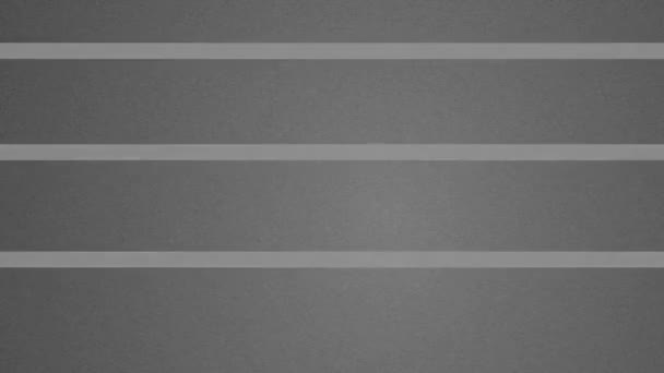 Television Static Animation Black White Screen Background Overlay — Vídeo de stock