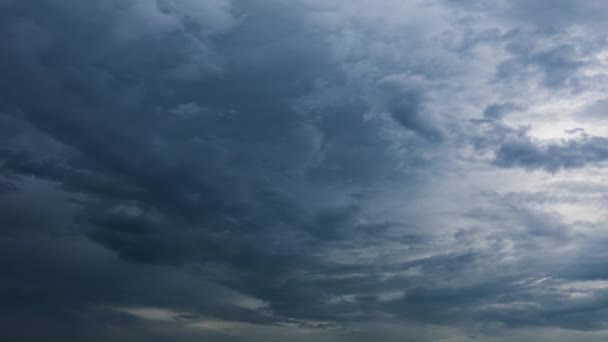 Tropischer Abend Zeitraffer Dramatischer Schöner Und Faszinierender Wolkenformationen Die Sich — Stockvideo