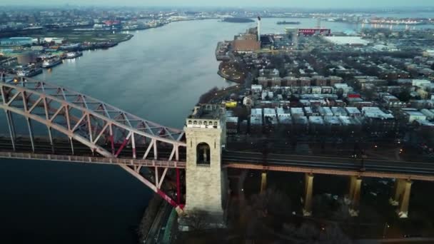 Astoria Park Favorite Place Fly Drone Why One Beautiful Places — Stockvideo