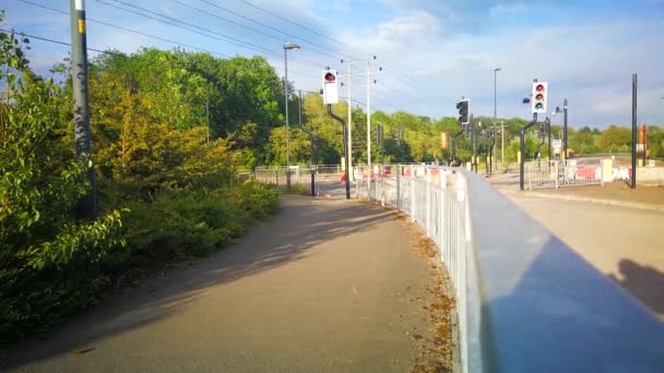 Abandoned Street Outskirts Swindon — Stockvideo