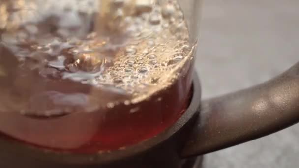 Pouring Fresh Coffee Pot — Wideo stockowe