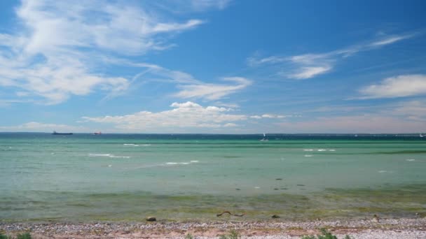 Tropischer Strand Mit Weißem Sand — Stockvideo