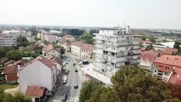 Aerial View Mosque Background — Stockvideo