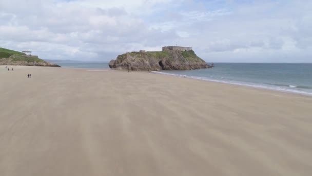 Filmed Tenby 2018 Ironman Triathlon — Stockvideo