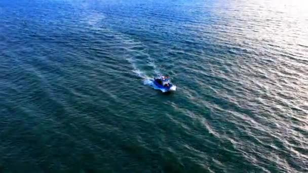 Amazing Rotating Aerial Boat Splitting Open Ocean Waters — Video