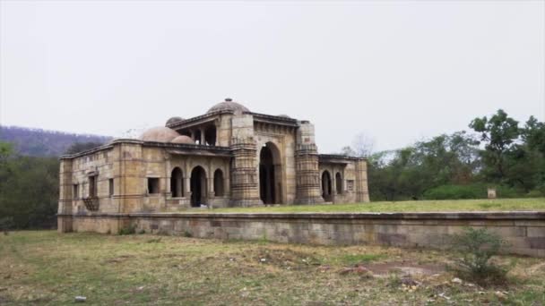 Heritage Nagina Mosque Mosque Champaner Gujarat India Also Known Nagina — стокове відео