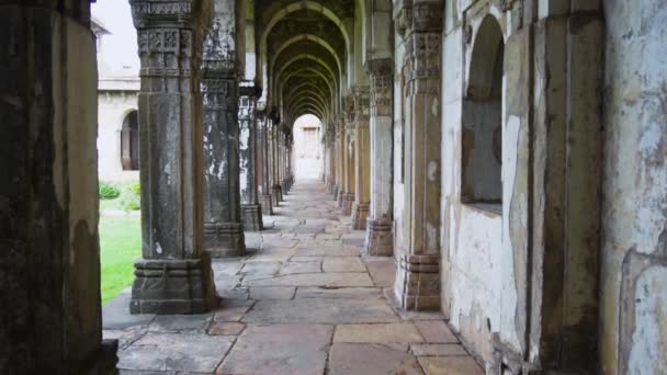Heritage Jami Masjid Also Known Jama Mosque Champaner Gujarat State — Stock Video