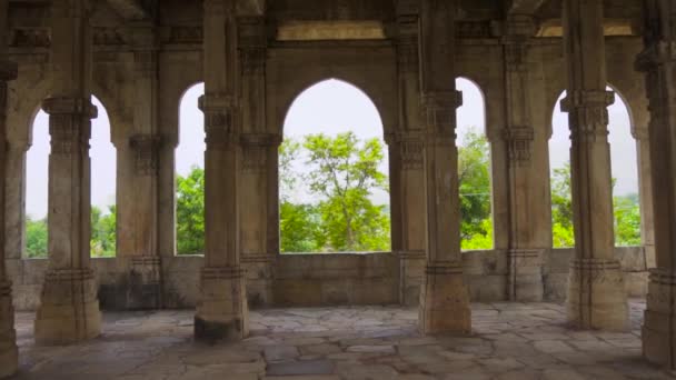 Kevada Mosque Mosque Champaner Gujarat State Western India Also Known — Stock videók