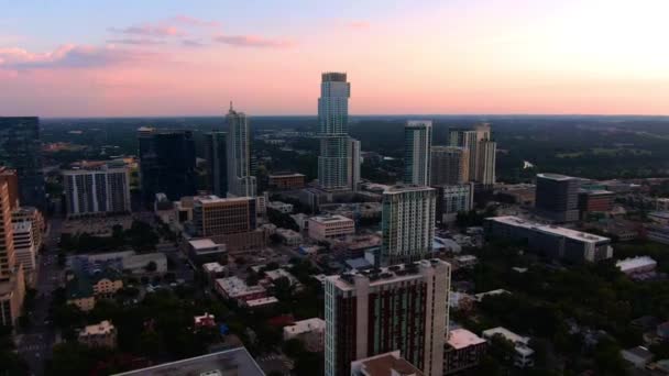 Austin Texas Downtown Fly — Video Stock