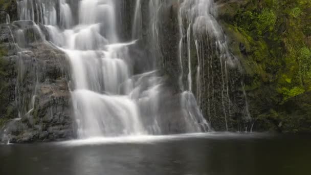 Time Lapse Outdoor Nature Waterfall County Donegal Ireland — Αρχείο Βίντεο