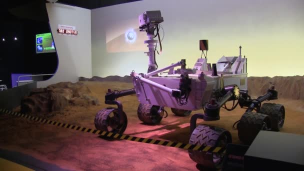 Replica Opportunity Space Robot Went Mars — Video Stock