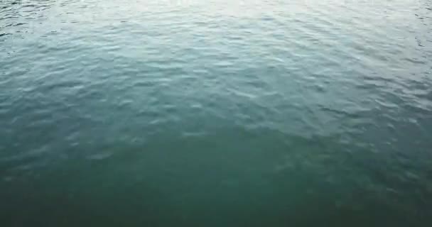Lago Flyover Con Dron Panorámico Hasta Puente 360 Austin — Vídeo de stock