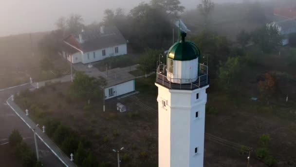 Beautiful Lighthouse Seashore — Stok video