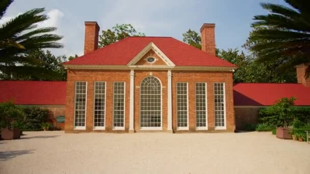 Stables Garden Mount Vernon Also Known Historic George Washingtons House — 图库视频影像
