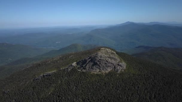 Aerial Footage Mountain Summit — Stock Video