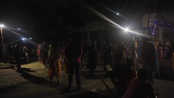 Garba Dance India Ganesh Festival — Stock videók