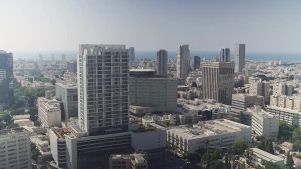 Tel Aviv Buildings Specifically Ichilov Sourasky Medical Center Hospital — Stockvideo