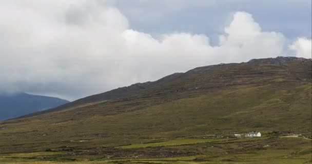 Time Lapse Cloudy Mountains Hills Wild Atlantic Way Ireland — 图库视频影像