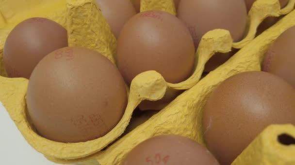 Free Range Eggs Market — Stockvideo