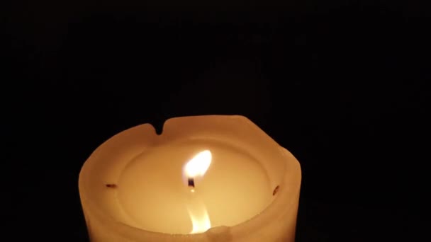 Hope What All Must Have Darkness Even Though Candle Blows – stockvideo