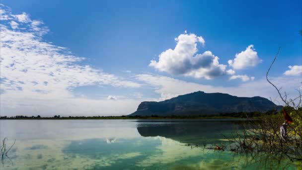 Montaña Pavagadh Lago Vadatalav También Conocido Como Lago Pavagadh — Vídeos de Stock