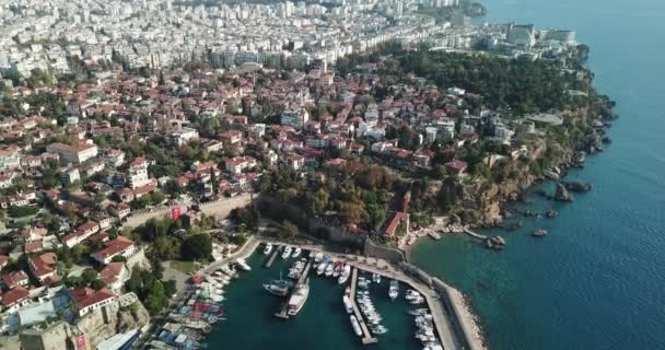 Enter Oldcity Harbour Antalya — Vídeo de stock