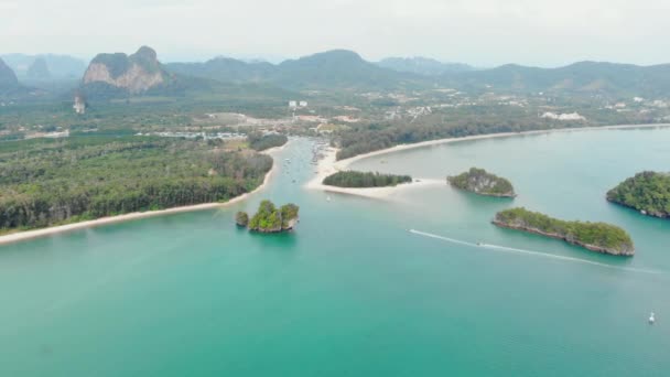 Aerial Nang Beach Krabi — Wideo stockowe