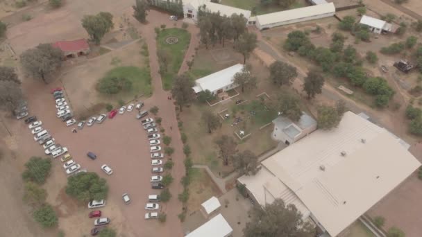 Aerial Shot Red Carpet Event Showing Cars Arriving — Videoclip de stoc