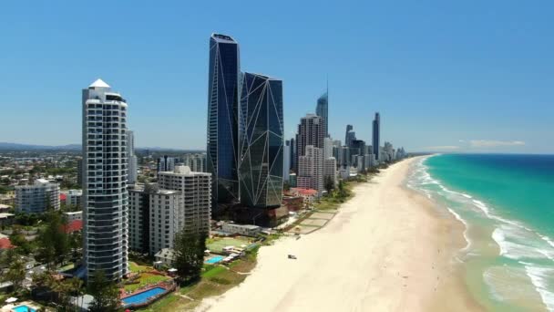 Some High Rise Buildings Jewel Apartment Buildings Broadbeach Queensland Australia — 비디오