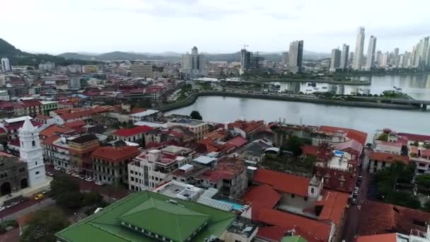 Aerial Video Shot Panama City — Vídeos de Stock