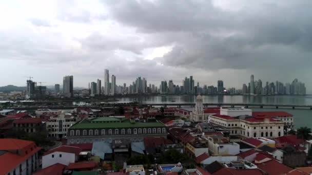 Aerial Video Shot Panama City — Stock video