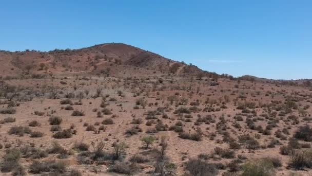 Dry Forsaken Outback Desert Australia — Stockvideo