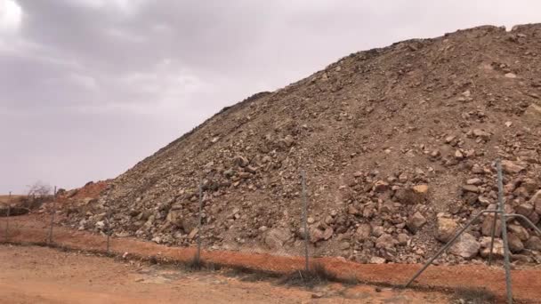 Escombros Despejados Depois Que Mineração Foi Concluída — Vídeo de Stock